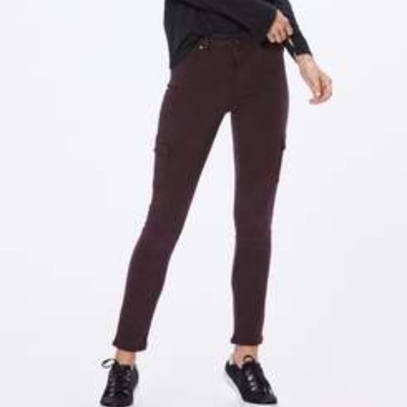 Paige Hoxton Skinny Cargo Vintage Deep Vino